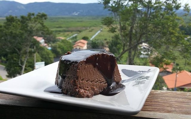 Pudim de Chocolate em barra