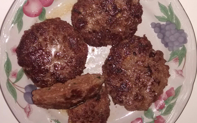 Hambúrguer caseiro tipo americano