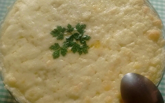 Escondidinho de macaxeira com carne  de sol