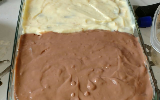 Pavê de Bis bicolor