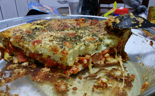 Hot Dog de forno para as férias da criançada