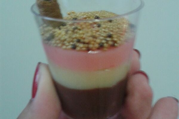 Brigadeiro gourmet napolitano de colher