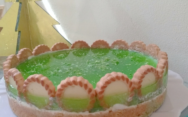 Torta de limão com chocolate branco