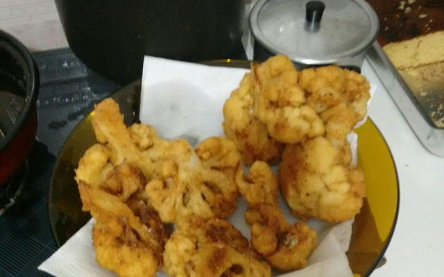 Couve-flor à milanesa