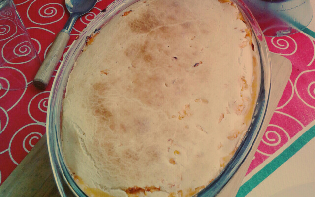 Massa de pastelão de liquidificador