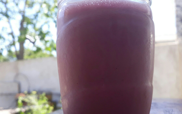 Batida de Vodka com Suco