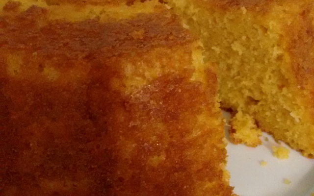 Bolo de milho - O verdadeiro