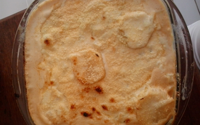 Frango cremoso com batata