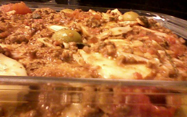 Minha lasanha de berinjela