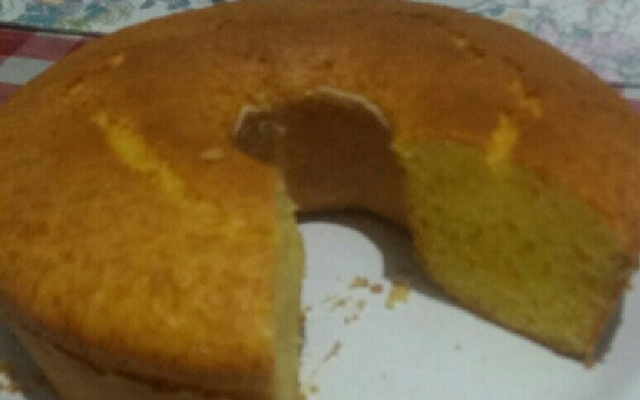 Bolo de farinha de arroz sabor laranja