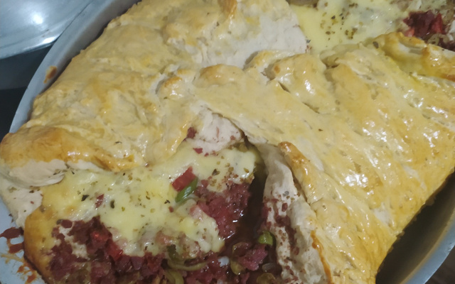 Massa para pão de frios