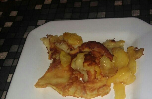 Torta de maçã de frigideira