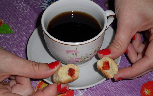 Biscoitinho com recheio de goiabada
