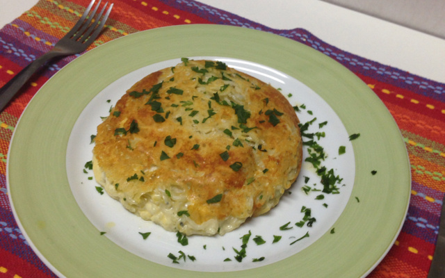 Miojo rostie aos 4 queijos