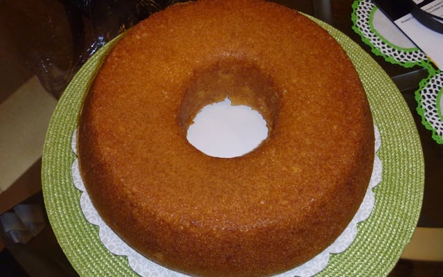Bolo de fubá molhadinho