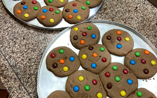 Cookies de M&M's
