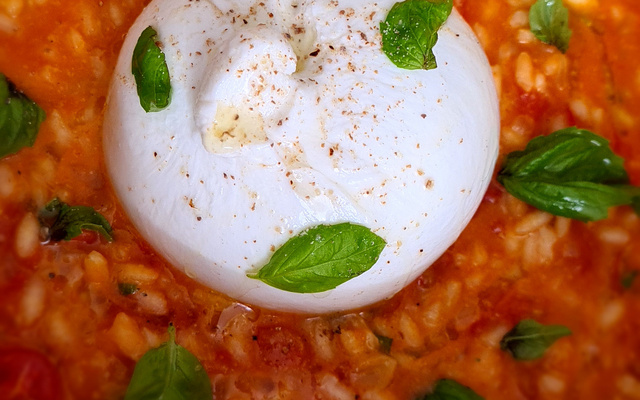 Risoto caprese