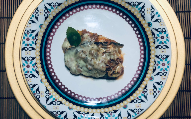 Lasanha de berinjela saborosa