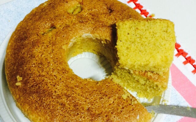 Bolo de milho cremoso sem glúten