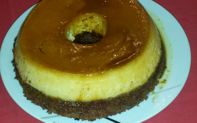 Bolo pudim de laranja