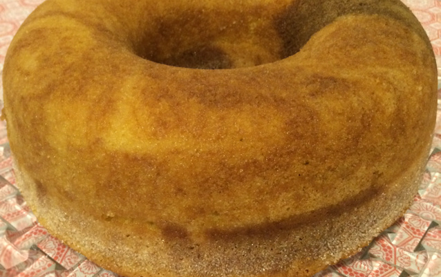 Bolo mármore para lanche