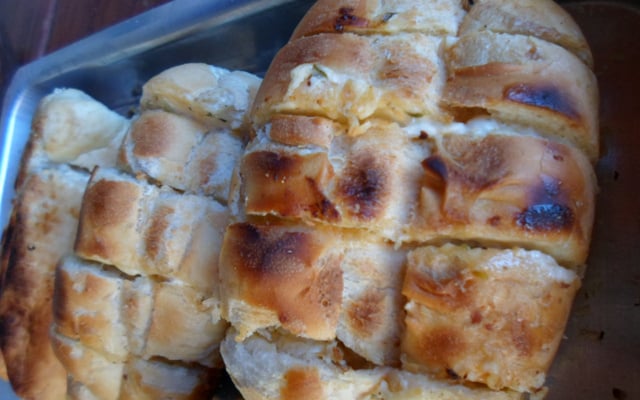 Creme de alho (pão de alho)
