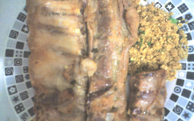 Costelinha de porco assada simplificada