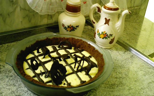 Torta gelada de maracujá