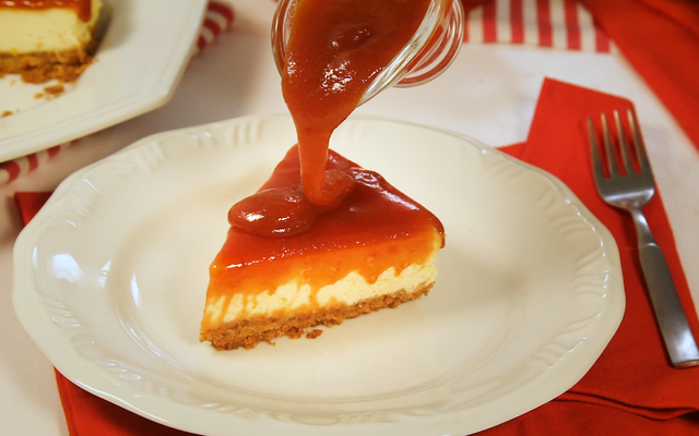 Cheesecake Romeu e Julieta