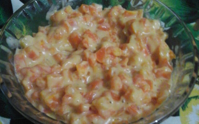 Cenoura ao molho branco