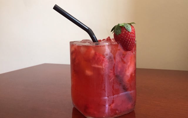 Caipiroska de morango