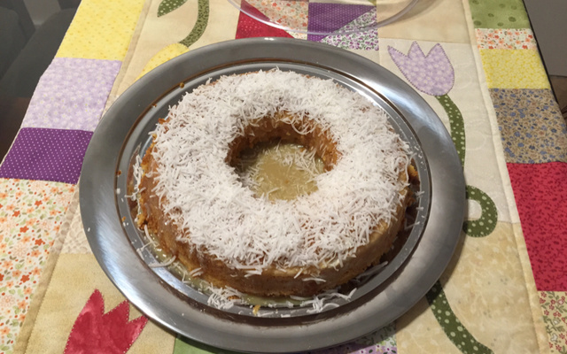 Bolo de coco prático