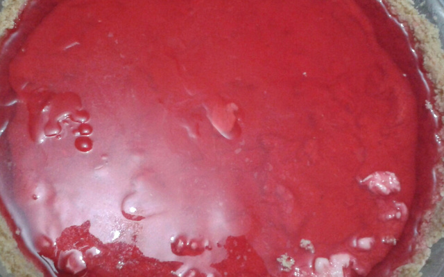 Torta gelada de morango