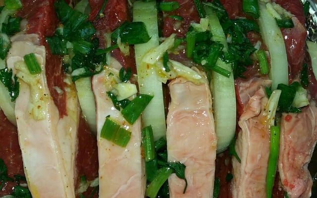 Filé de costela (entrecôte) no forno