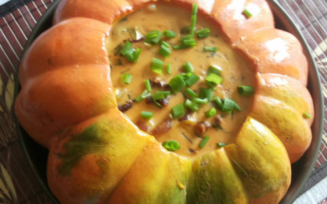 Carne de sol na moranga