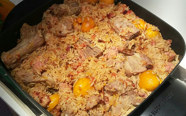 Risoto de Costelinha e Pequi