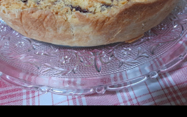 Torta de palmito com requeijão