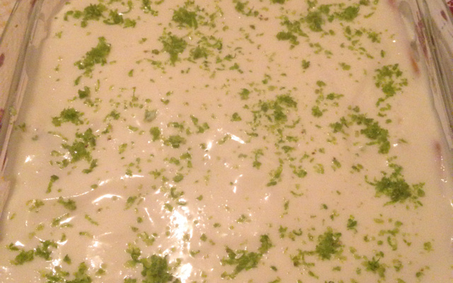 Torta/mousse de limão