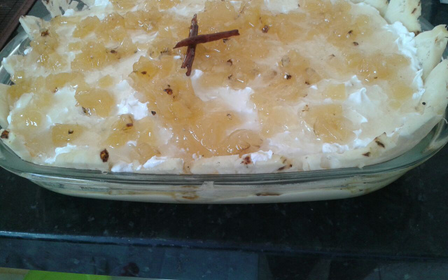 Surpresa crocante de abacaxi