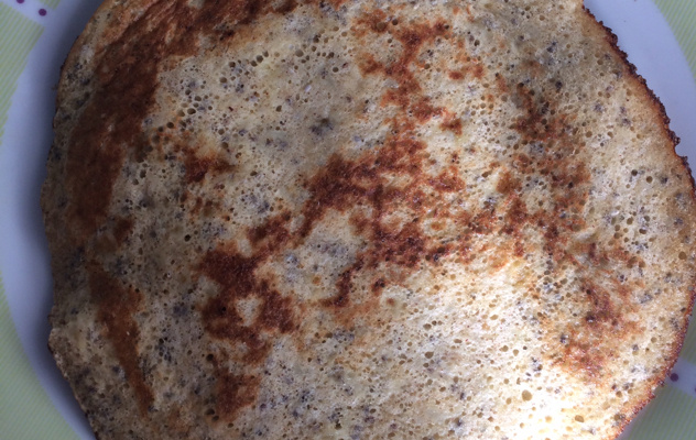 Panqueca fit de banana