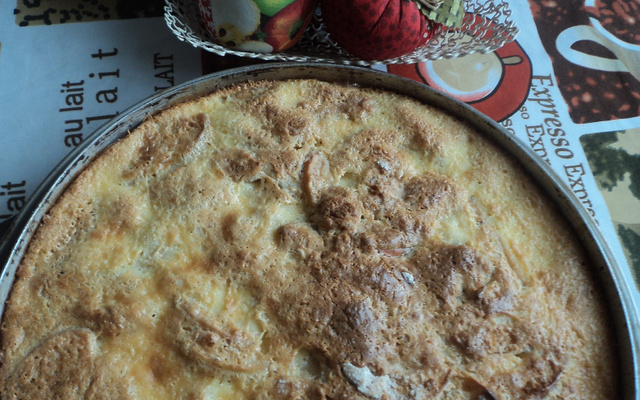 Torta de maçã em camadas