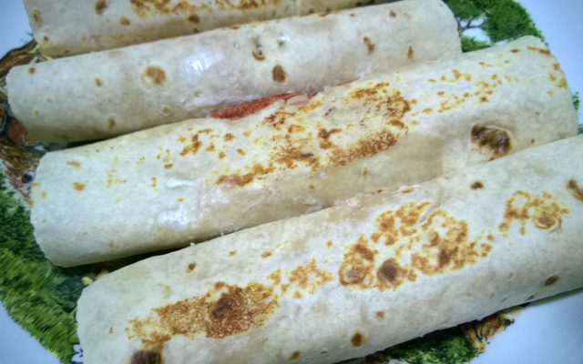 Pão sírio rápido e gostoso