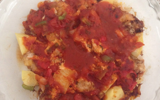 Frango de microondas