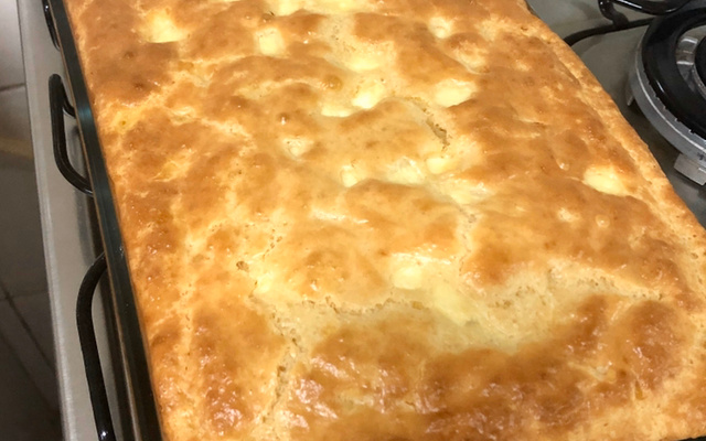 Torta de palmito com azeitonas