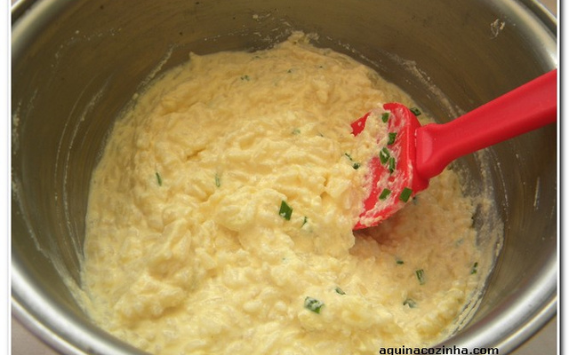 Arroz cremoso de mandioquinha