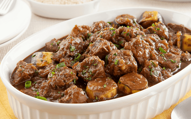 Carne de Panela com Banana
