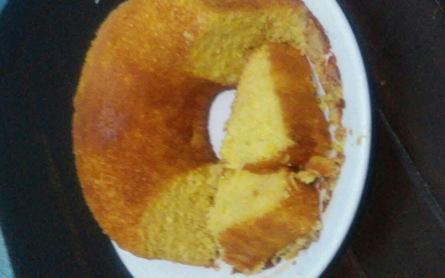 Bolo de milho de lata no liquidificador