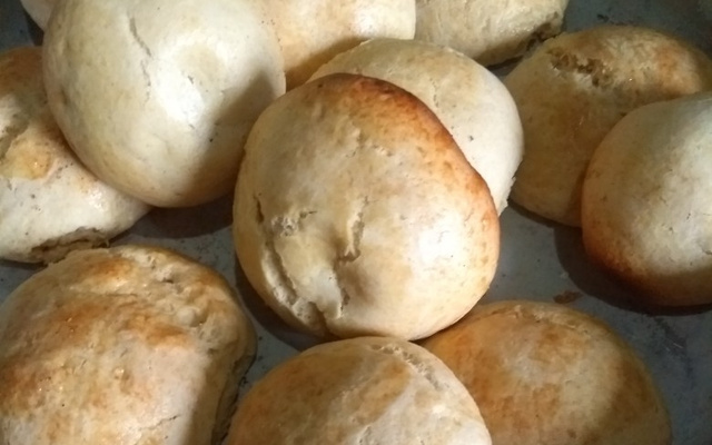 Pão de minuto com leite condensado