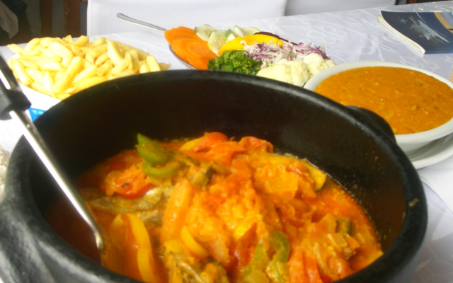 Peixe escabeche Marisa