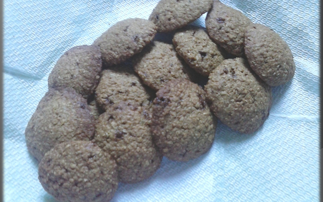 Biscoito de aveia saudável